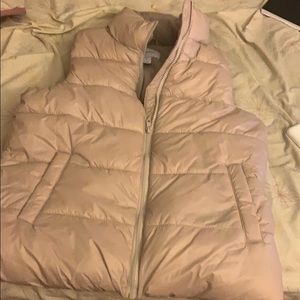 Old Navy tan puffer vest